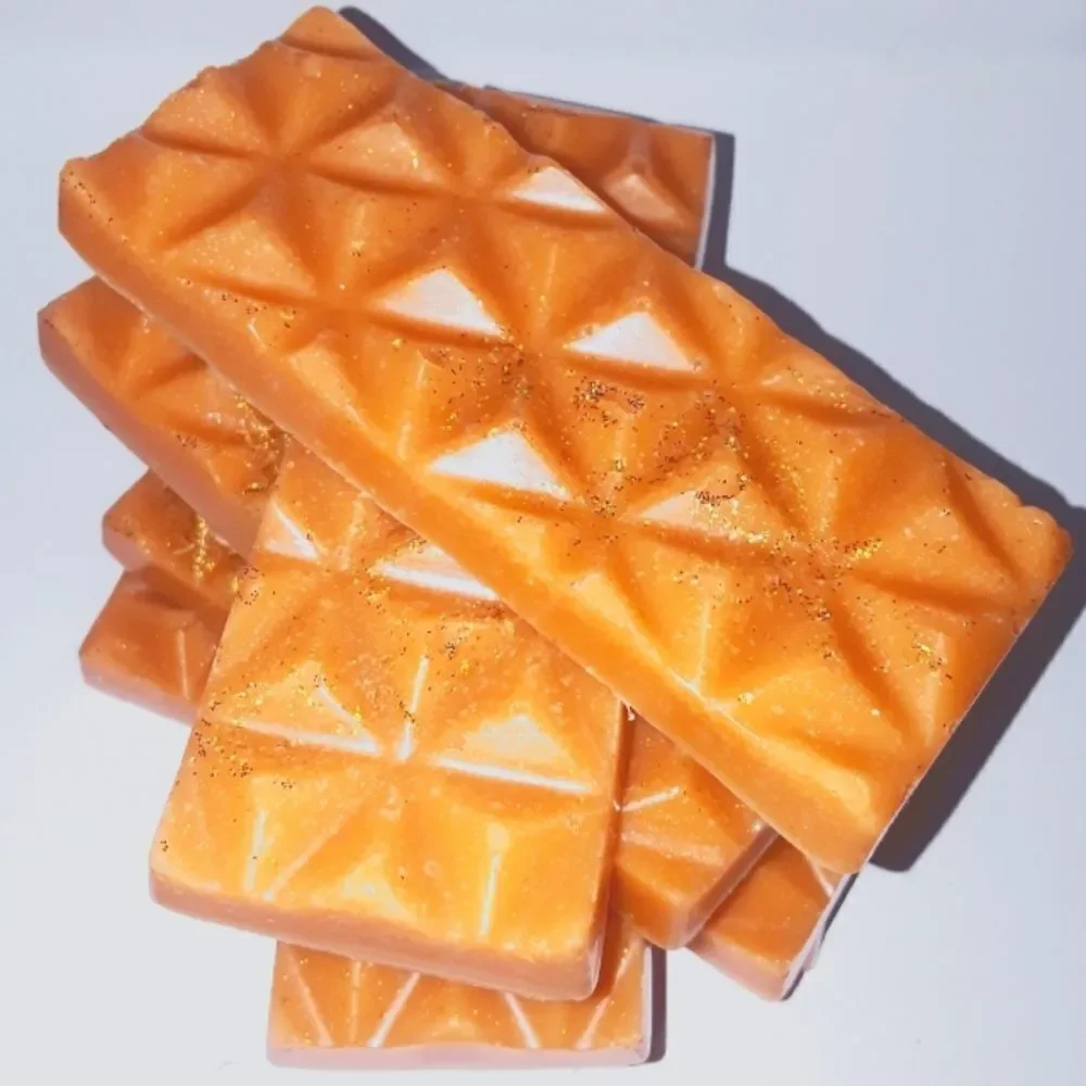 HAND Crafted Pumpkin Spiked waxmelt glitter bar 1pc buy1 get 2 free mix n match